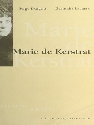 cover image of Marie de Kerstrat